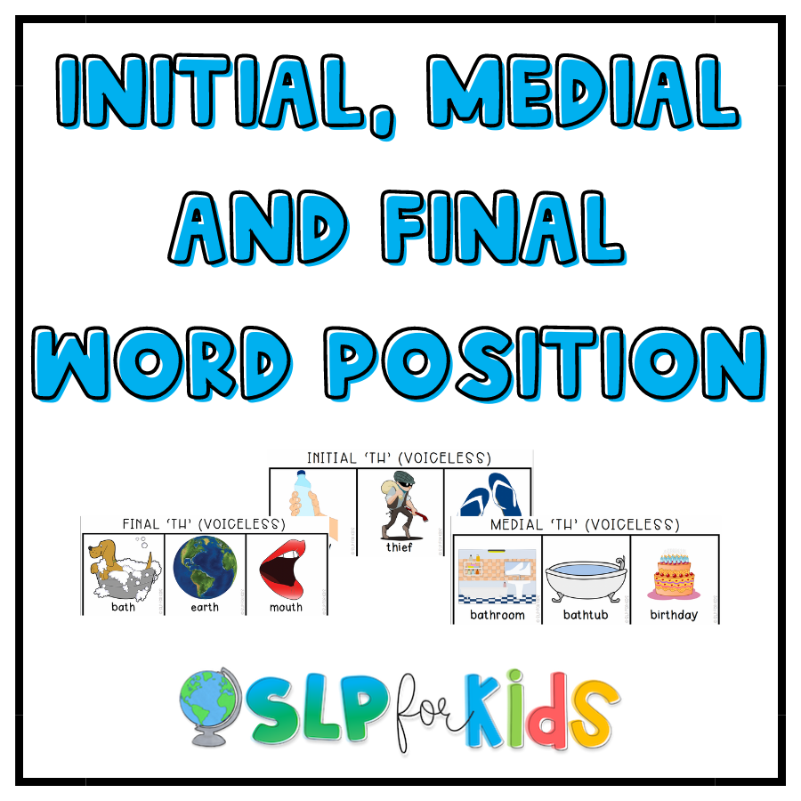 TH Consonant Cards for Speech Sound and Phonological Awareness Therapy