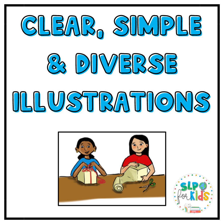 Syntax Cards - Wordless Picture Cards for Language Therapy