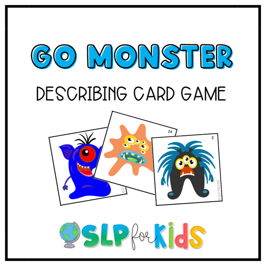 Go Monster - A Describing Card Game for Speech & Language Therapy