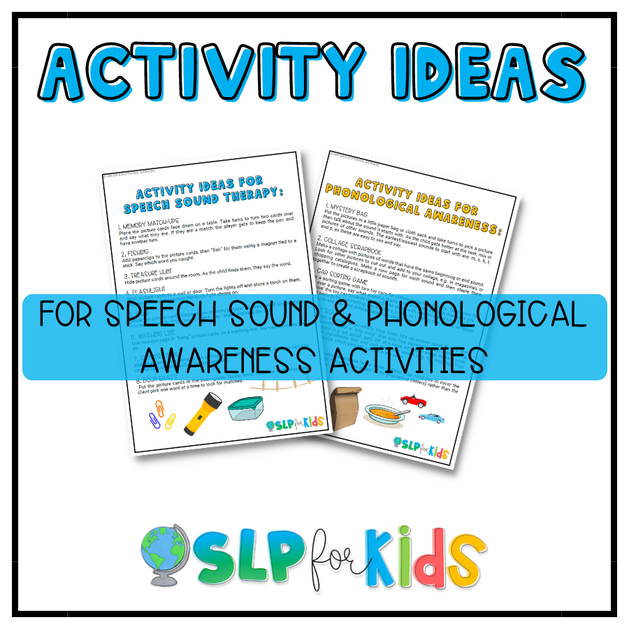 SH Consonant Cards for Speech Sound and Phonological Awareness Therapy